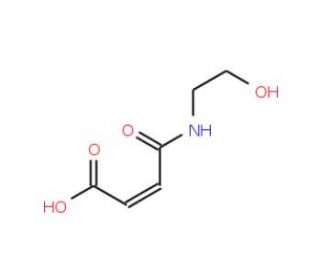N-(2-Hydroxyethyl)maleamic Acid - chemical structure image