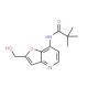 N-(2-(Hydroxymethyl)furo[3,2-b]pyridin-7-yl)-pivalamide (CAS 1171920-26-5) - chemical structure image
