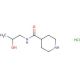 N-(2-hydroxypropyl)piperidine-4-carboxamide hydrochloride - chemical structure image