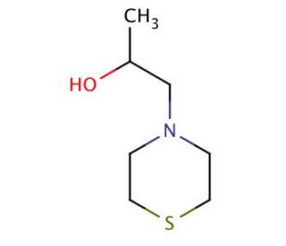 N-(2-Hydroxypropyl) thiomorpholine (CAS 6007-66-5) - chemical structure image