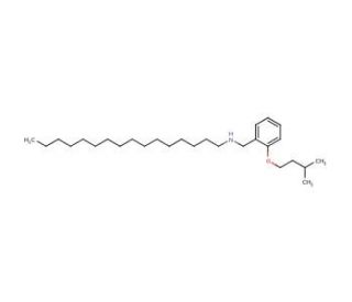 N-[2-(Isopentyloxy)benzyl]-1-hexadecanamine - chemical structure image