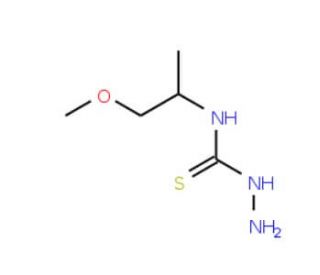 N-(2-methoxy-1-methylethyl)hydrazinecarbothioamide - chemical structure image