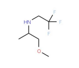 N-(2-methoxy-1-methylethyl)-N-(2,2,2-trifluoroethyl)amine - chemical structure image