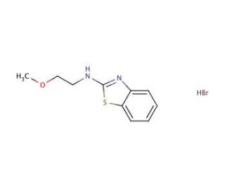 N-(2-methoxyethyl)-1,3-benzothiazol-2-amine hydrobromide - chemical structure image