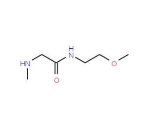 N-(2-methoxyethyl)-2-(methylamino)acetamide - chemical structure image
