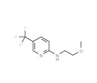 N-(2-methoxyethyl)-5-(trifluoromethyl)pyridin-2-amine - chemical structure image