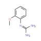 N-(2-methoxyphenyl)guanidine (CAS 61705-89-3) - chemical structure image