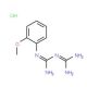 N-(2-methoxyphenyl)imidodicarbonimidic diamide hydrochloride (CAS 69025-51-0) - chemical structure image