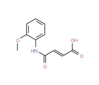 N-(2-Methoxyphenyl)maleamic acid (CAS 36847-94-6) - chemical structure image