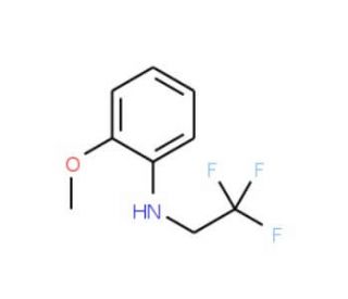 N-(2-methoxyphenyl)-N-(2,2,2-trifluoroethyl)amine - chemical structure image