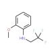 N-(2-methoxyphenyl)-N-(2,2,2-trifluoroethyl)amine - chemical structure image