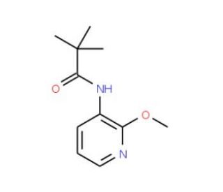 N-(2-Methoxypyridin-3-yl)pivalamide (CAS 125867-19-8) - chemical structure image