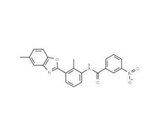 N-[2-Methyl-3-(5-methyl-benzooxazol-2-yl)-phenyl]-3-nitro-benzamide - chemical structure image