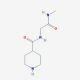 N-[2-(methylamino)-2-oxoethyl]piperidine-4-carboxamide - chemical structure image