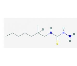 N-(2-methylheptyl)hydrazinecarbothioamide - chemical structure image