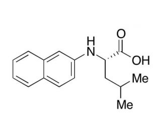 N-2-Naphthalenyl-L-leucine (CAS 99631-79-5) - chemical structure image