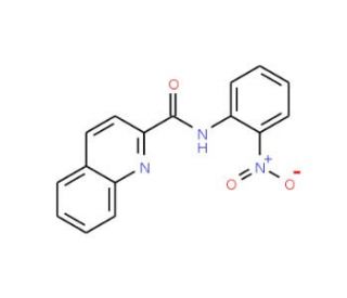 N-(2-nitrophenyl)quinoline-2-carboxamide - chemical structure image