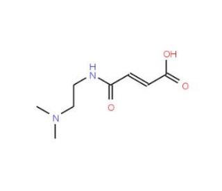 N-(2-N&prime;,N&prime;-Dimethylaminoethyl)maleamic Acid - chemical structure image