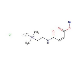 N-[2-(N&prime;,N&prime;,N&prime;-Trimethylammoniumbromide)ethyl]maleamic Acid, Sodium Salt - chemical structure image