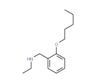N-[2-(Pentyloxy)benzyl]-1-ethanamine - chemical structure image