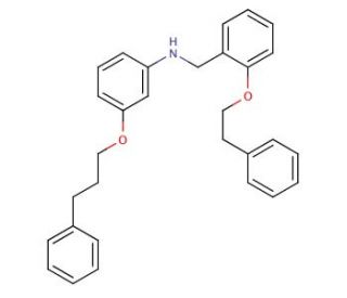 N-[2-(Phenethyloxy)benzyl]-3-(3-phenylpropoxy)aniline - chemical structure image