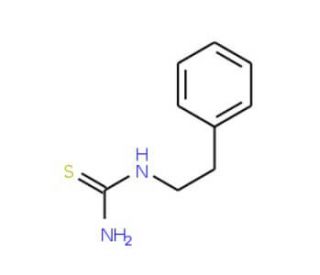 N-(2-Phenylethyl)thiourea (CAS 6815-00-5) - chemical structure image