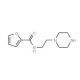 N-(2-piperazin-1-ylethyl)-2-furamide - chemical structure image