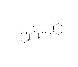 N-[2-(Piperidinylamino)ethyl]-4-iodobenzamide - chemical structure image