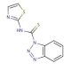 N-(2-Thiazolyl)-1H-benzotriazole-1-carbothioamide (CAS 690634-07-2) - chemical structure image