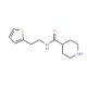 N-(2-thien-2-ylethyl)piperidine-4-carboxamide - chemical structure image