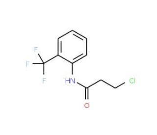 N-(2-(Trifluoromethyl)phenyl)-3-chloropropanamide - chemical structure image