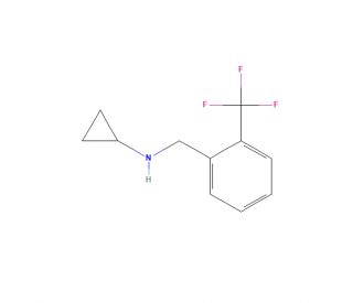 N-{[2-(trifluoromethyl)phenyl]methyl}cyclopropanamine - chemical structure image