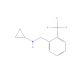 N-{[2-(trifluoromethyl)phenyl]methyl}cyclopropanamine - chemical structure image