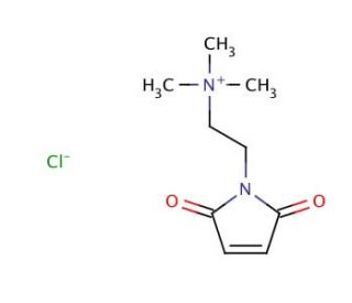 N-[2-(Trimethylammonium)ethyl]maleimide Chloride (CAS 69684-10-2) - chemical structure image