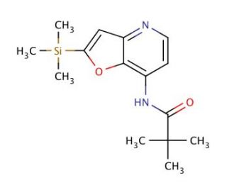 N-(2-(Trimethylsilyl)furo[3,2-b]pyridin-7-yl)-pivalamide (CAS 1142192-62-8) - chemical structure image