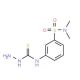 N-{3-[(dimethylamino)sulfonyl]phenylhydrazinecarbothioamide - chemical structure image
