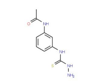 N-{3-[(hydrazinocarbonothioyl)amino]phenyl}acetamide - chemical structure image