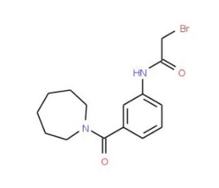 N-[3-(1-Azepanylcarbonyl)phenyl]-2-bromoacetamide - chemical structure image