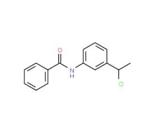 N-[3-(1-chloroethyl)phenyl]benzamide - chemical structure image