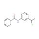 N-[3-(1-chloroethyl)phenyl]benzamide - chemical structure image