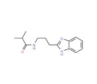 N-[3-(1H-benzimidazol-2-yl)propyl]-2-methylpropanamide - chemical structure image
