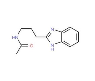 N-[3-(1H-benzimidazol-2-yl)propyl]acetamide - chemical structure image
