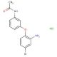 N-[3-(2-Amino-4-bromophenoxy)phenyl]acetamide hydrochloride - chemical structure image