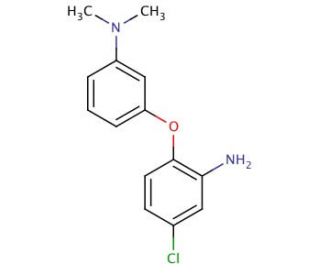 N-[3-(2-Amino-4-chlorophenoxy)phenyl]-N,N-dimethylamine - chemical structure image