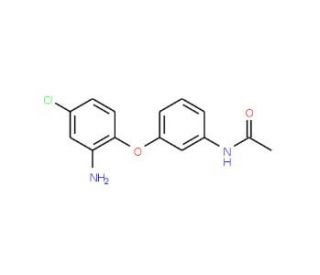 N-[3-(2-Amino-4-chlorophenoxy)phenyl]acetamide - chemical structure image