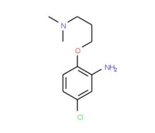 N-[3-(2-Amino-4-chlorophenoxy)propyl]-N,N-dimethylamine - chemical structure image