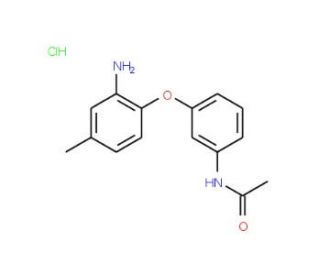 N-[3-(2-Amino-4-methylphenoxy)phenyl]acetamide hydrochloride - chemical structure image