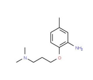 N-[3-(2-Amino-4-methylphenoxy)propyl]-N,N-dimethylamine - chemical structure image