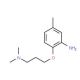 N-[3-(2-Amino-4-methylphenoxy)propyl]-N,N-dimethylamine - chemical structure image
