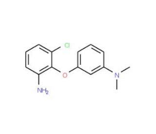 N-[3-(2-Amino-6-chlorophenoxy)phenyl]-N,N-dimethylamine - chemical structure image